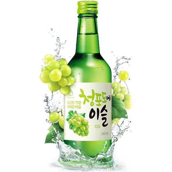 HiteJinro Chamisul soju all’uva