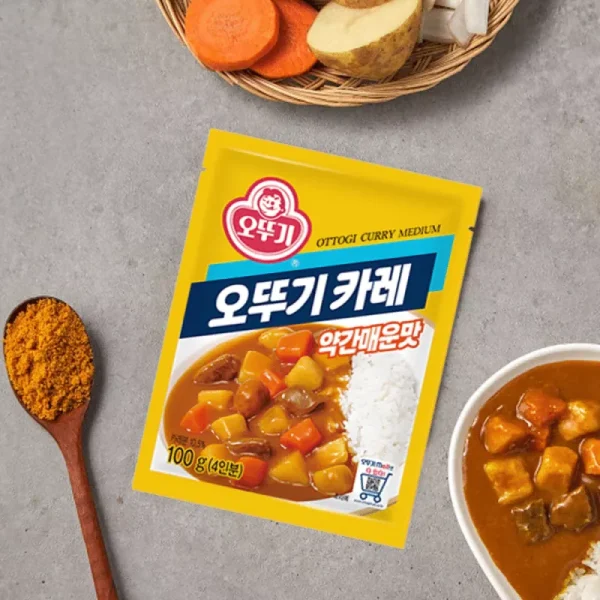Ottogi curry mix in polvere medio piccante