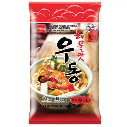 Wang foods Udon in brodo frutta di mare 424g