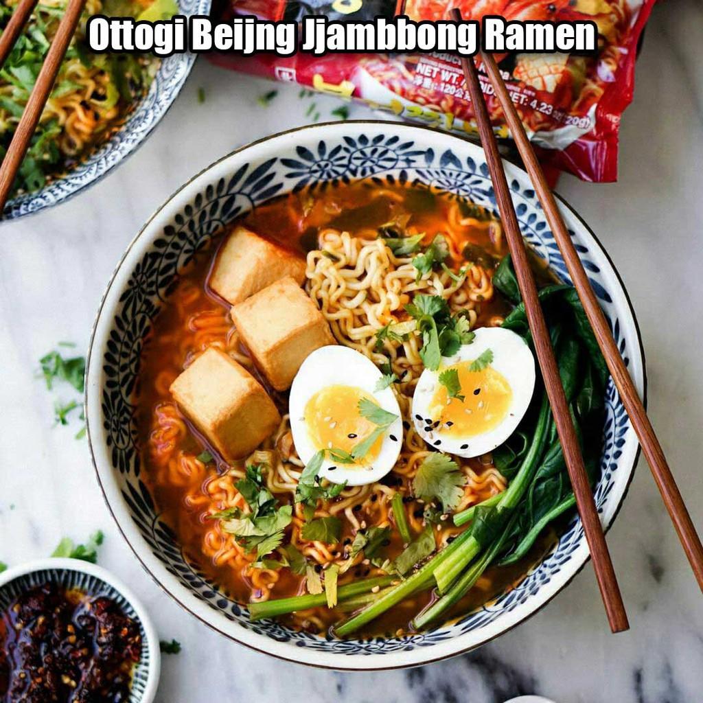 Ottogi beijing jjambbong ramen istantaneo 120g