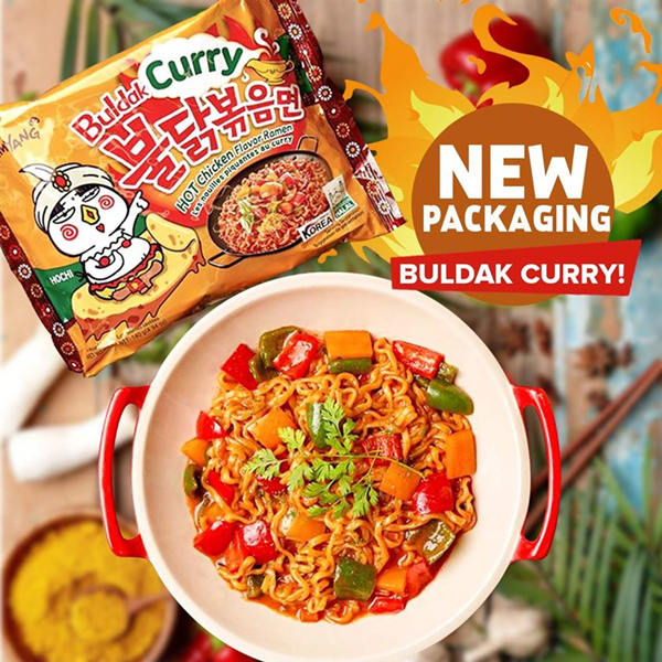 Samyang buldak ramen gusto di pollo con curry 140g