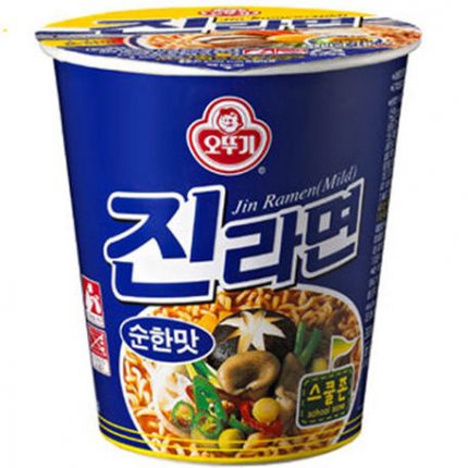 Ottogi Jin ramen istantaneo leggero cup 65g