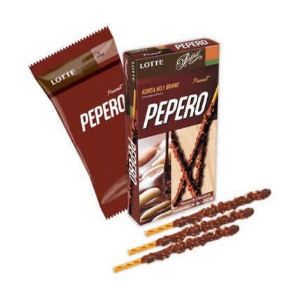 Lotte pepero bastoncini gusto arachidi 36g