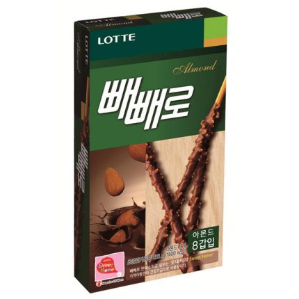 Lotte pepero bastoncini con mandorle 32g