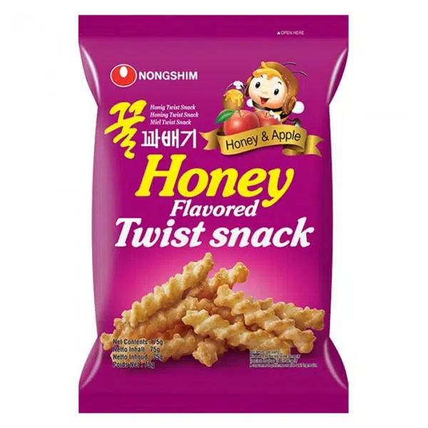 Gli Honey Twist sono uno snack di frumento e riso con miele e mela, croccanti e dolcissimi!