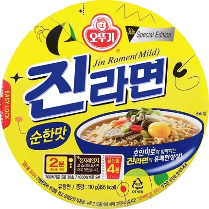 Ottogi Jin ramen istantaneo leggero bowl 110g
