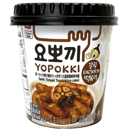 yopokki gnocchi di riso teriyaki all'aglio