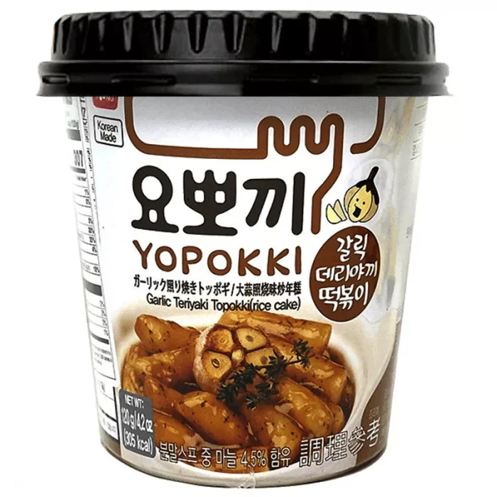 yopokki gnocchi di riso teriyaki all'aglio