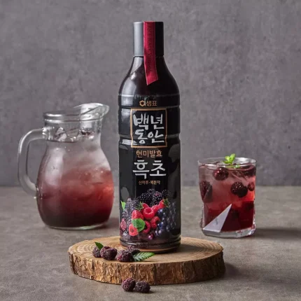 Sempio Aceto di riso nero per bevande al rubus