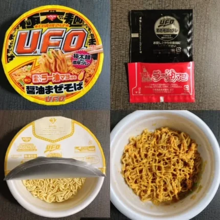Nissin yakisoba alla salsa di soia
