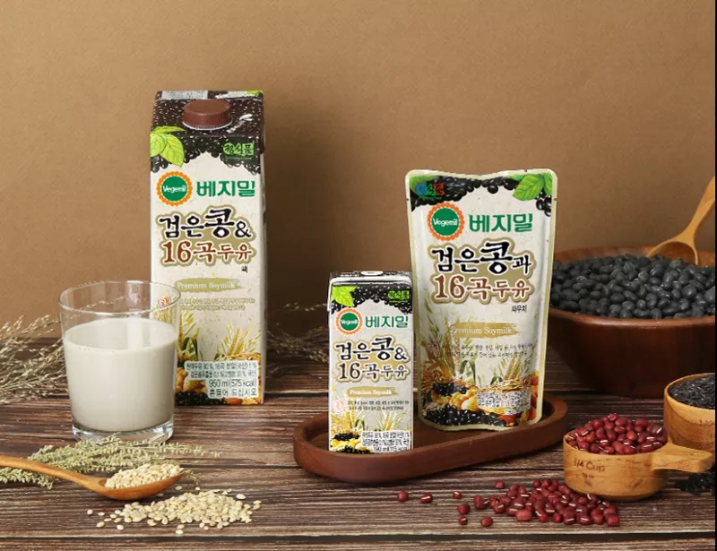Dr.chung's food vegemil latte di soia fagioli neri e 16 grani