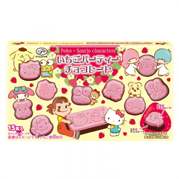 Fujiya Famiglia Sanrio Cioccolato alla Fragola 40g