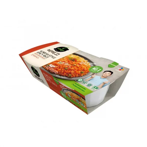 cj bibigo riso cotto con salsa di kimchi 320g