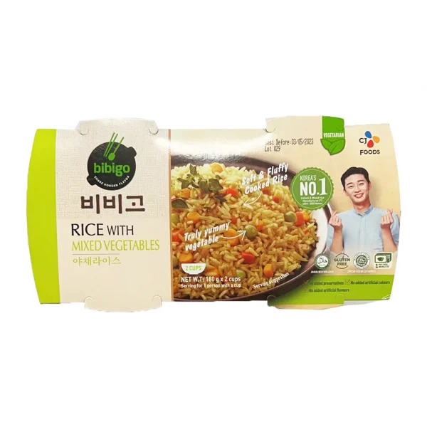 CJ Bibigo riso cotto con verdure misti 320g