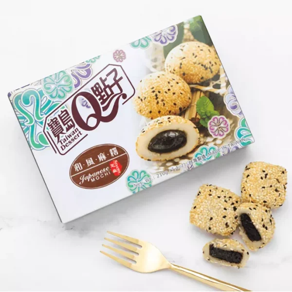 Taiwan dessert mochi ai semi di sesamo 210g
