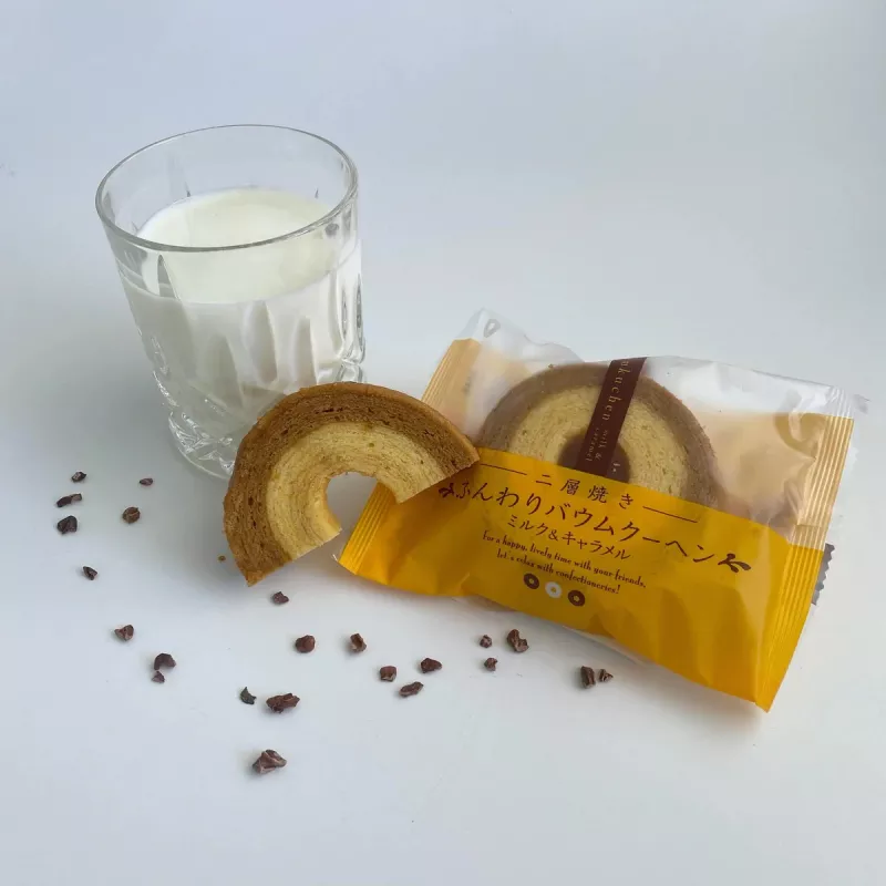 Taiyo soffice Baumkuchen Latte e Caramello