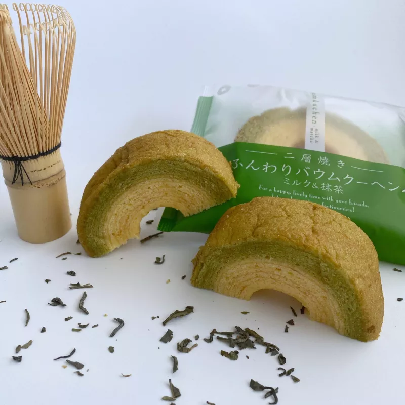 Taiyo soffice Baumkuchen Latte e matcha