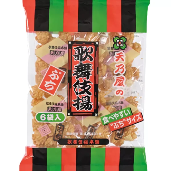 Amanoya puchi kabuki age snack di riso 120g