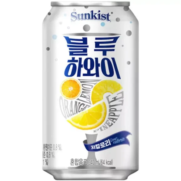 Haitai sunkist blue hawaii mocktail 340ml