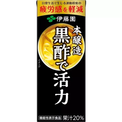 Itoen kurozu de katsuryoku vitalità con aceto nero 200ml