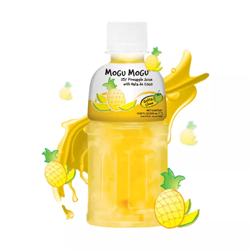 Mogu Mogu con Succo di ananas e Nata de Coco