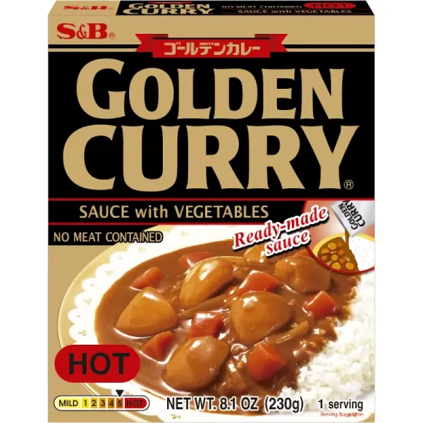 S&B Salsa Al Curry Con Verdure piccante 230g