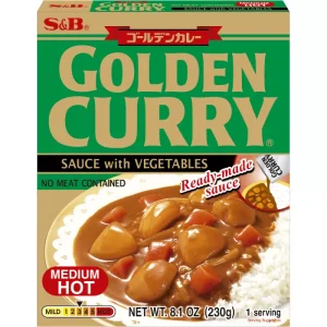 S&B salsa al curry con verdure mediamente piccante 230g