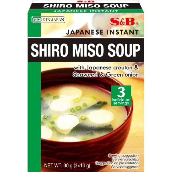 S&B shiro miso istantanea giapponese 30g