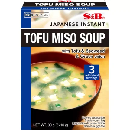S&B tofu miso istantanea giapponese 30g
