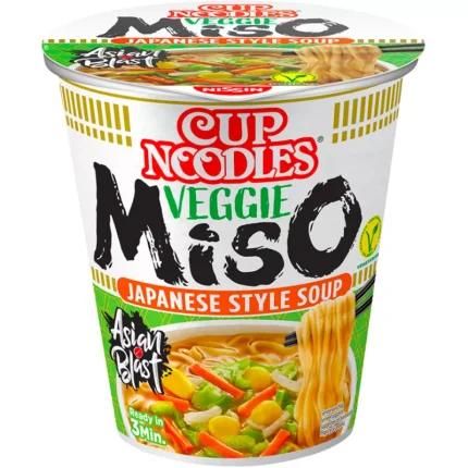 Nissin cup noodles veggie al miso 67g